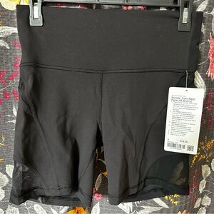 Lululemon Wunder Train Mesh Panel HR 6” Short SIZE 8 NWT